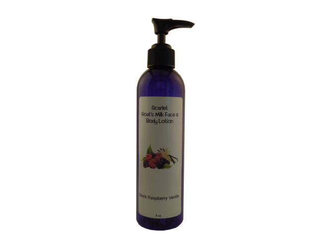 Scarlet Goat's Milk Lotion (8 oz) - Black Raspberry Vanilla